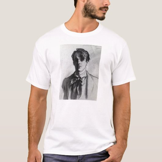 T-shirt John Singer Sargent : William Butler Yeats (Devant)