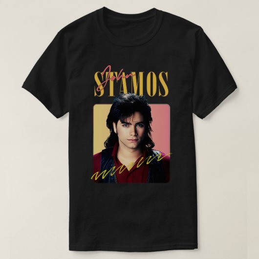 T-shirt John Stamos 80s Design esthétique (Design devant)