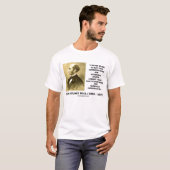 T-shirt John Stuart fraise la citation conservatrice de (Devant entier)