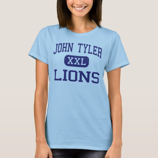 T-shirt John Tyler - lions - lycée - Tyler le Texas (Devant)