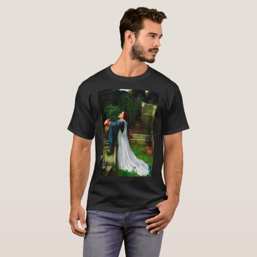 T-shirt John William Waterhouse Isabella Et Pot De (Devant entier)