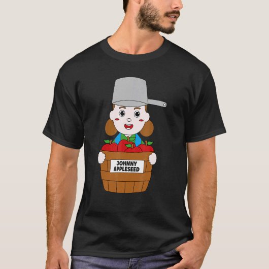 T-shirt Johnny Appleseed Day Apple 26 Septembre Farmer Orc (Devant)