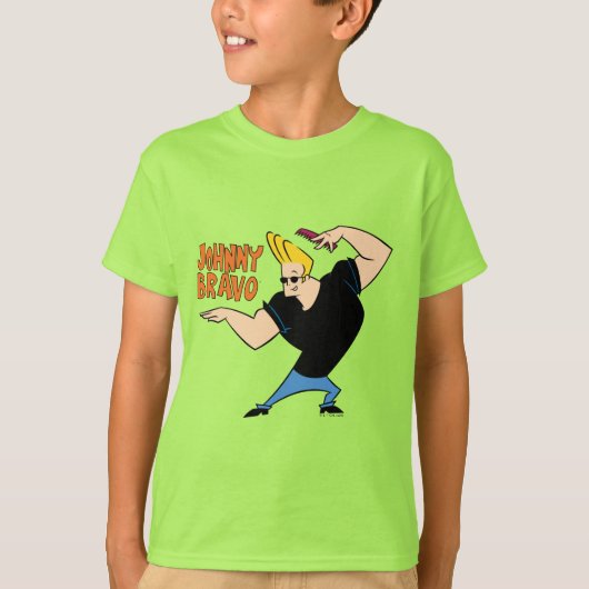T-shirt Johnny Bravo Coiffure (Devant)