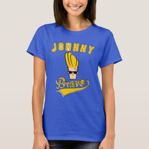 T-shirt Johnny Bravo Collegiate Graphic
