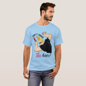 T-shirt Johnny Bravo Comb - Ne touchez pas les cheveux! (Devant entier)