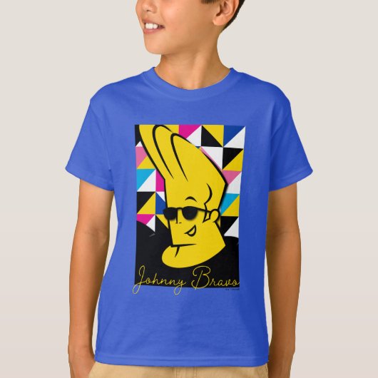 T-shirt Johnny Bravo Pop Art Graphic (Devant)
