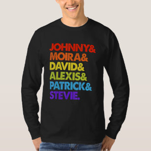 T-shirt Johnny Et Moira Et David Et Alexis