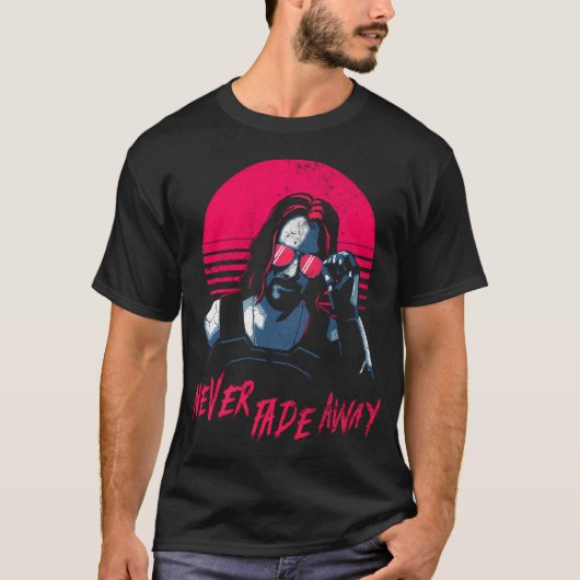 T-shirt Johnny Silverhand Cyberpunk - Jamais disparu (Devant)