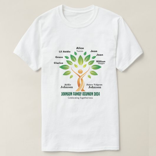 T-shirt Johnson Family Reunion Basic (Design devant)