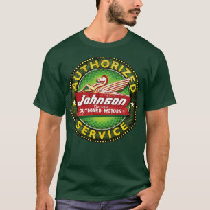 T-shirt Johnson Seahorse Vintage Outboard Motors