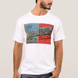T-shirt Johnstown, Pennsylvanie - grandes scènes de lettr