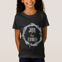 Joie Au Monde Jésus Est Venu Noël Mignonne
