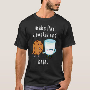 T-shirt Joie coréenne de langue faire comme un biscuit et