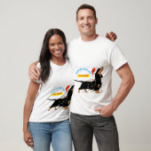 T-shirt « Joie de dévaler la neige de Noël » (Unisexe)