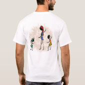 T-shirt Joie de famille (Dos)