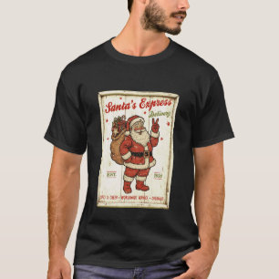 T-shirt Joie de la livraison express de Santa 1924 Vibes