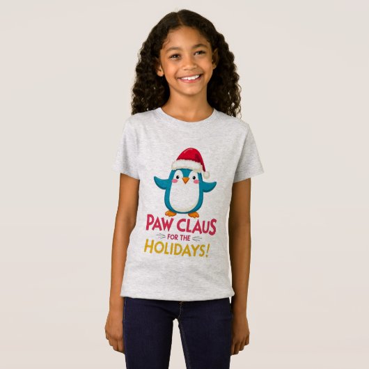 T-Shirt Joie de pingouin (Devant entier)