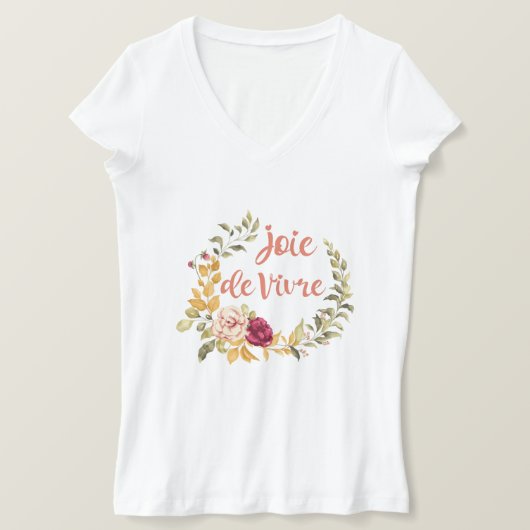 T-shirt Joie de Vivre (Design devant)