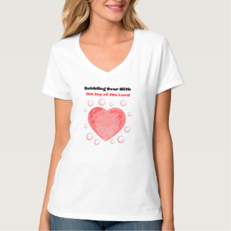 T-shirt Joie du Seigneur avec cœur rouge