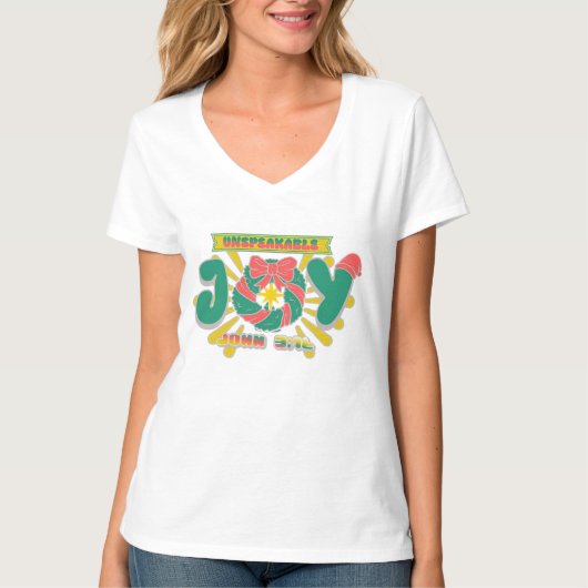 T-shirt Joie indicible (Devant)