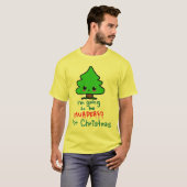 T-shirt Joies de Noël (Devant entier)