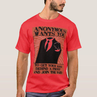 T-shirt Joignez anonyme