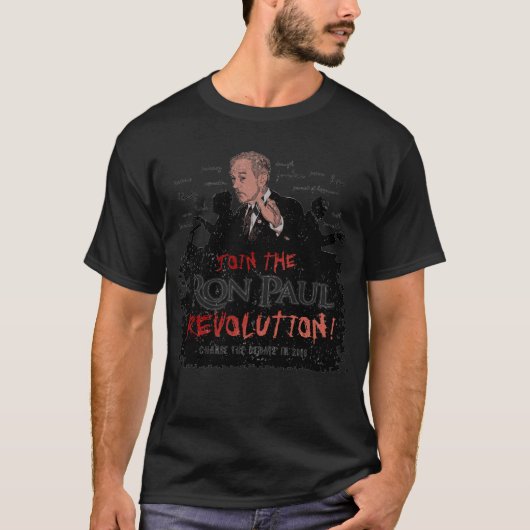 T-shirt Joignez la révolution de Ron Paul ! (Devant)
