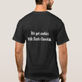 T-shirt Joignez le côté en noir…. (Dos)