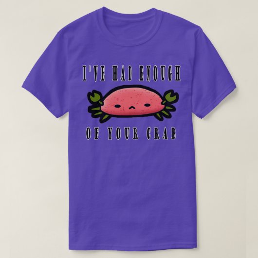 T-shirt Joint Crabe de pierre t (Design devant)