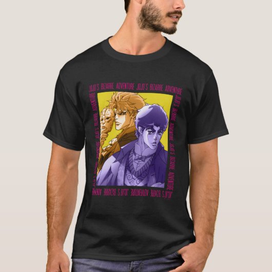 T-shirt Jojo Phantom Sang Jonathan Joestar Dio Brando Sto (Devant)