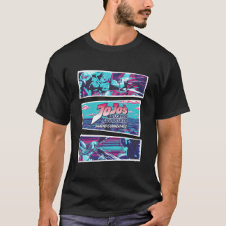 T-shirt Jojo'S Bizarre Adventure Stacked Scenes