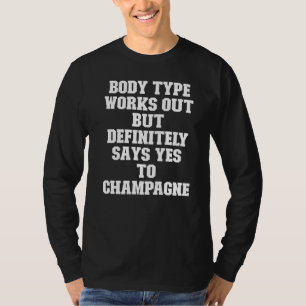 T-shirt Joke Papa Body Type Fonctionne Mais Dit Définitive