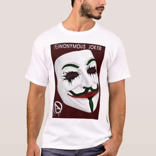 T-shirt Joker anonyme (Devant)