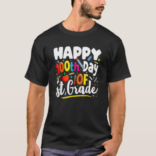 T-shirt Joli 100ème Jour De L'École 1ère Année Enseignant