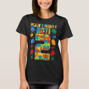 T-shirt Joli 2e anniversaire 2 ans Bâtiment de bâtiments B