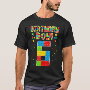 T-shirt Joli 6E Anniversaire 6 Ans Bâtiment Bâtiment Garço