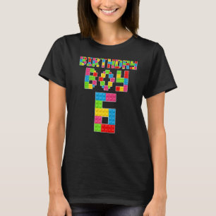 T-shirt Joli 6e anniversaire 6 ans Bâtiment Boys
