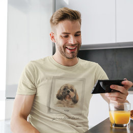 T-shirt Joli animal de compagnie Anniversaire Photo Cadre 