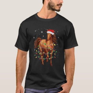 T-shirt Joli arbre de Noël lumières amusantes Noël Jeu de