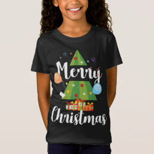 T-Shirt Joli arbre de Noël Tee Funny Xmas Tree