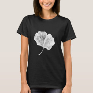 T-shirt Joli art botanique Zen japonais floral Ginkgo