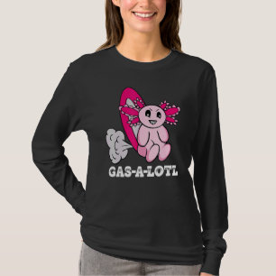 T-shirt Joli Axolotl Avec du Gaz Petant Axolotl Gaz Un Lot