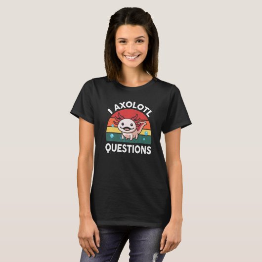 T-shirt Joli Axolotl Plush I Axolotl Questions Enfants (Devant entier)