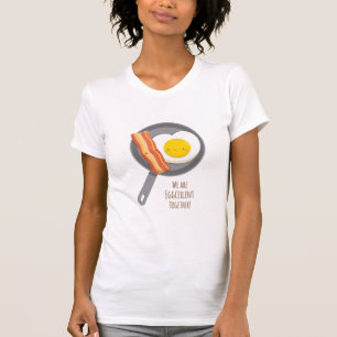 T-shirt Joli Bacon et Œuf Excellent Ensemble Pun Drôle