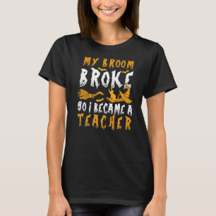 T-shirt joli balai sorcière 1ère classe 2e enseignant Hall