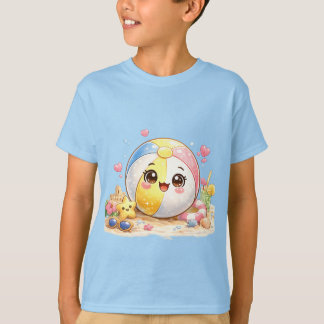 T-shirt Joli ballon de plage - Illustration joyeuse d'une 