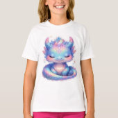T-shirt Joli bébé dragon pastel (Devant)