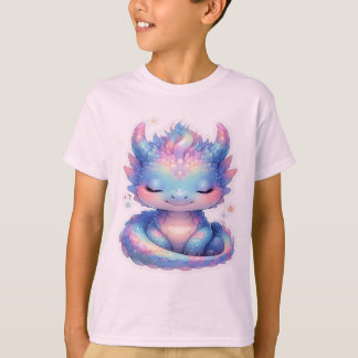 T-shirt Joli bébé dragon pastel