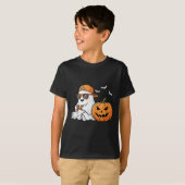 T-shirt Joli Boo Avec Sungles Jeu Drôle Halloween Drôle (Devant entier)