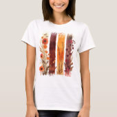 T-shirt Joli brosse florale (Devant)